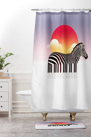 Ali Gulec Zeyboard Shower Curtain And Mat