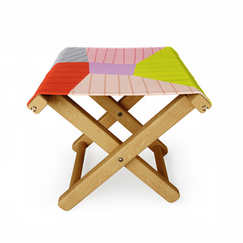 Alice Rebecca Potter Colour Block I Folding Stool