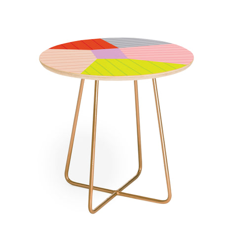 Alice Rebecca Potter Colour Block I Round Side Table