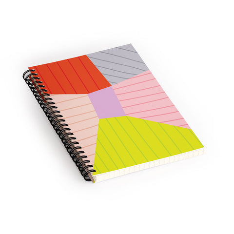 Alice Rebecca Potter Colour Block I Spiral Notebook