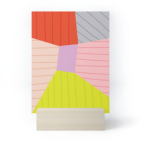 Alice Rebecca Potter Colour Block I Mini Art Print