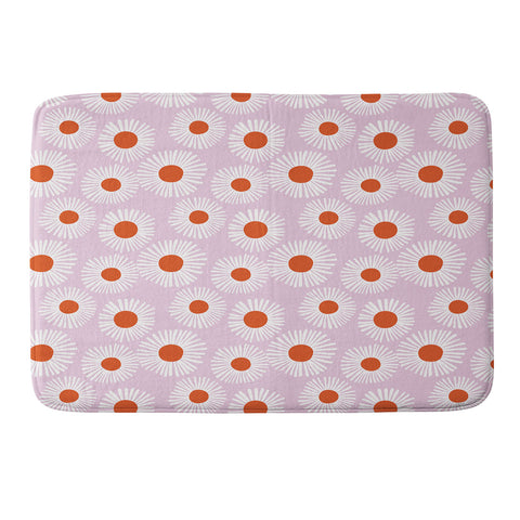 Alice Rebecca Potter Daisy Starbusrt Memory Foam Bath Mat
