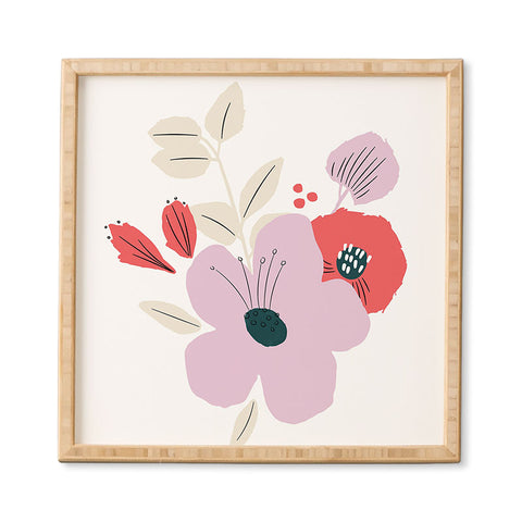 Alice Rebecca Potter Earthy Bouquet Framed Wall Art