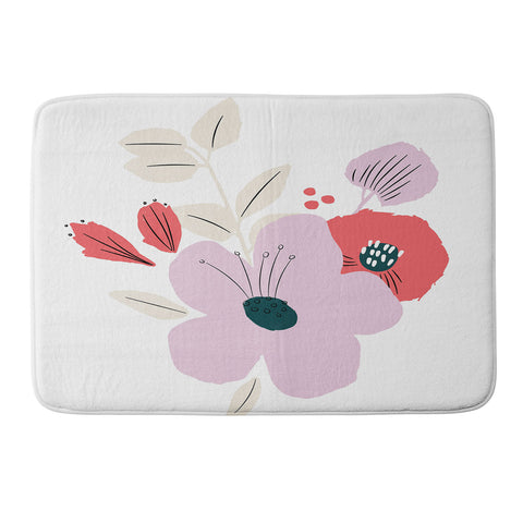 Alice Rebecca Potter Earthy Bouquet Memory Foam Bath Mat