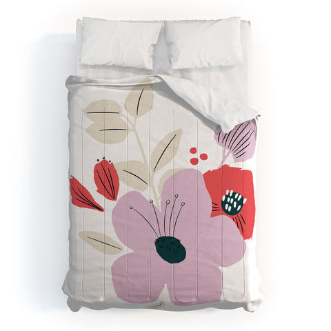 Alice Rebecca Potter Earthy Bouquet Comforter
