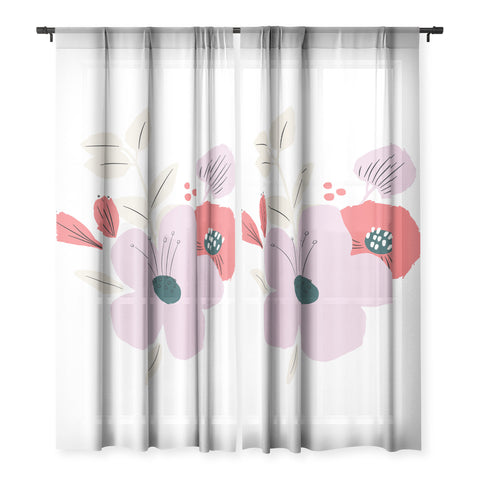 Alice Rebecca Potter Earthy Bouquet Sheer Non Repeat