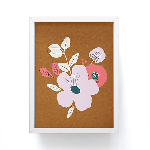 Alice Rebecca Potter Earthy Bouquet Framed Mini Art Print
