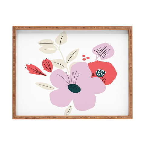 Alice Rebecca Potter Earthy Bouquet Rectangular Tray