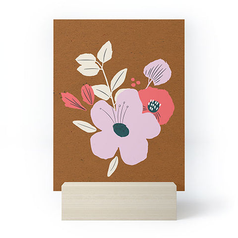 Alice Rebecca Potter Earthy Bouquet Mini Art Print