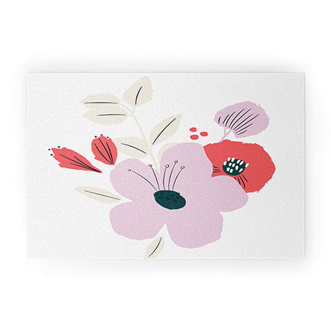 Alice Rebecca Potter Earthy Bouquet Welcome Mat