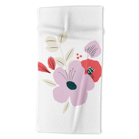 Alice Rebecca Potter Earthy Bouquet Beach Towel