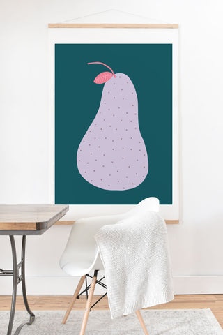 Alice Rebecca Potter Pear Art Print And Hanger