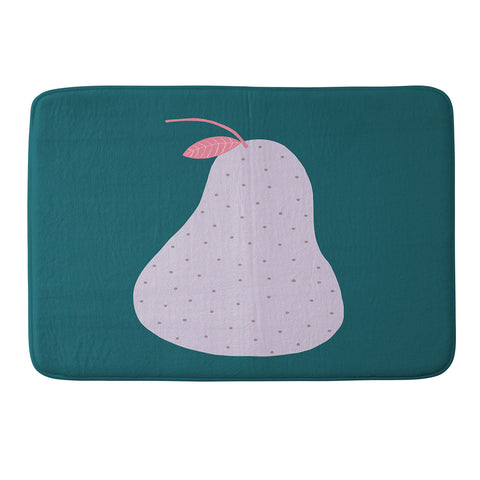 Alice Rebecca Potter Pear Memory Foam Bath Mat