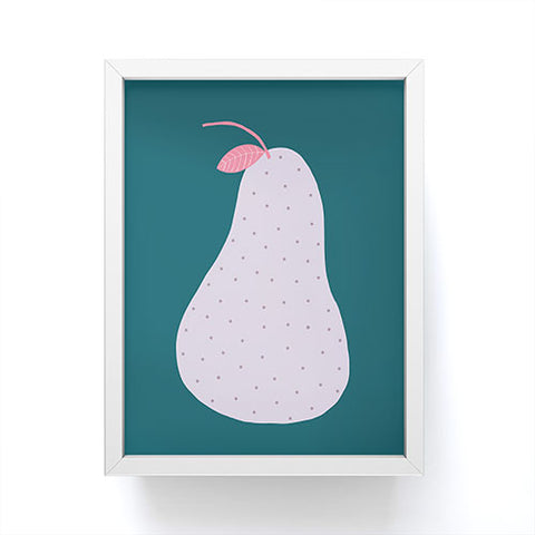 Alice Rebecca Potter Pear Framed Mini Art Print
