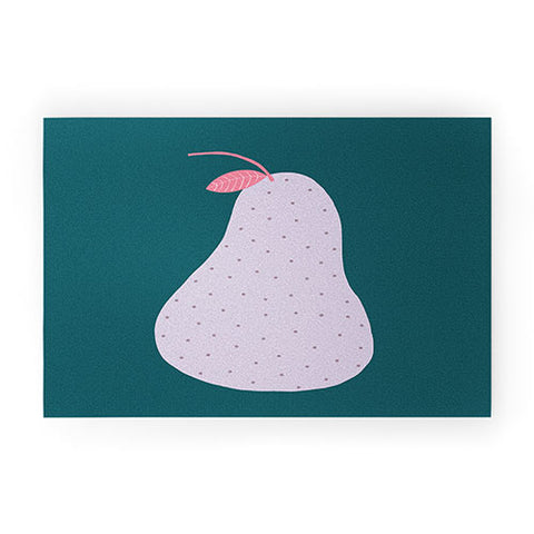 Alice Rebecca Potter Pear Welcome Mat