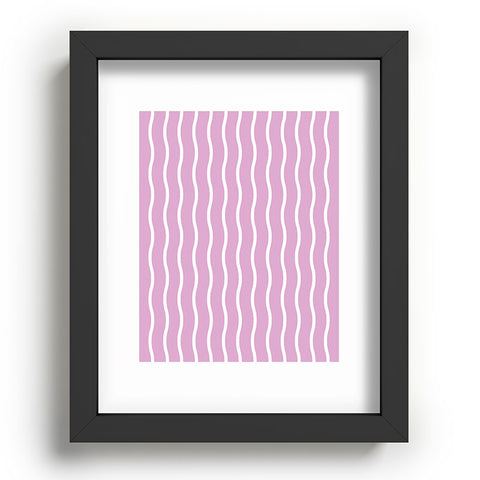 Alice Rebecca Potter Pink Wave Form Recessed Framing Rectangle