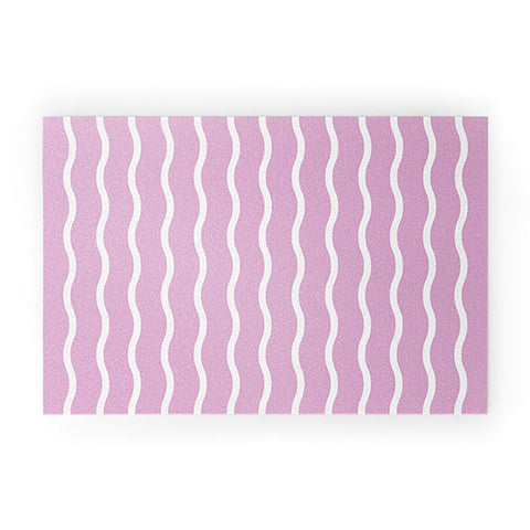 Alice Rebecca Potter Pink Wave Form Welcome Mat