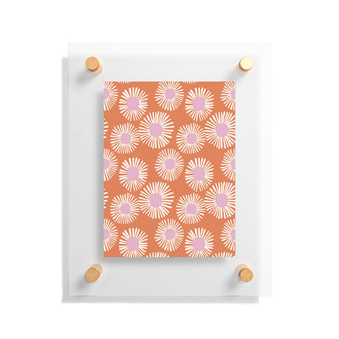 Alice Rebecca Potter Terracotta Daisy Floating Acrylic Print