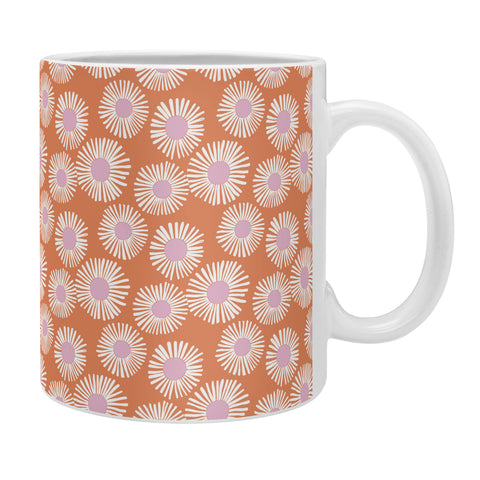 Alice Rebecca Potter Terracotta Daisy Coffee Mug