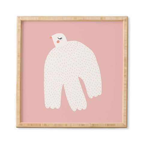 Alice Rebecca Potter White Dove Framed Wall Art