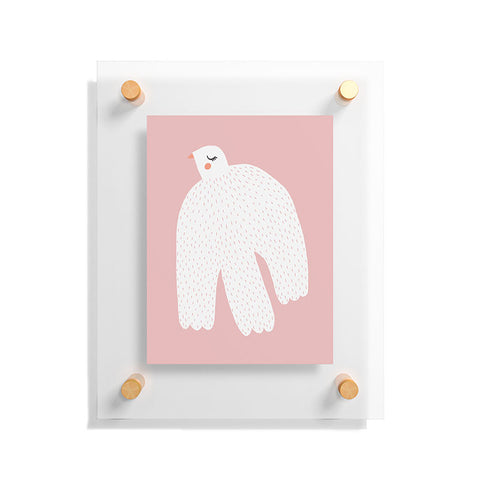 Alice Rebecca Potter White Dove Floating Acrylic Print