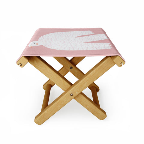 Alice Rebecca Potter White Dove Folding Stool