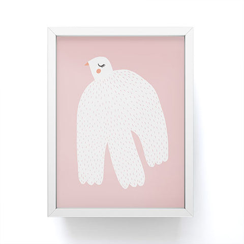 Alice Rebecca Potter White Dove Framed Mini Art Print