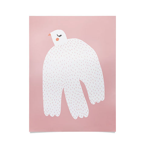 Alice Rebecca Potter White Dove Poster