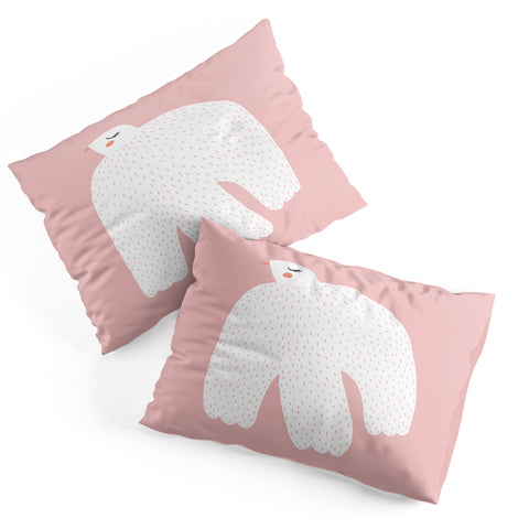 Alice Rebecca Potter White Dove Pillow Shams