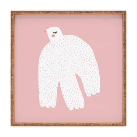 Alice Rebecca Potter White Dove Square Tray