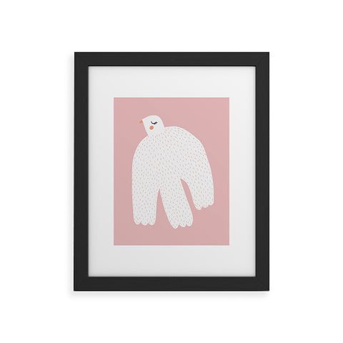 Alice Rebecca Potter White Dove Framed Art Print