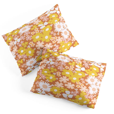 Alice Rebecca Potter Wildflower Retro Ditsy Flower Pillow Shams