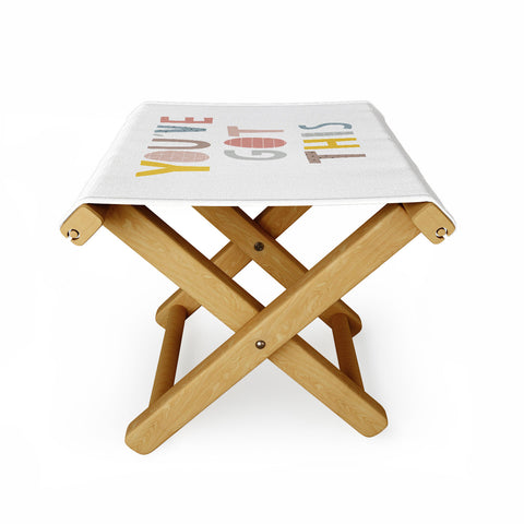 Alice Rebecca Potter Youve Got This Folding Stool