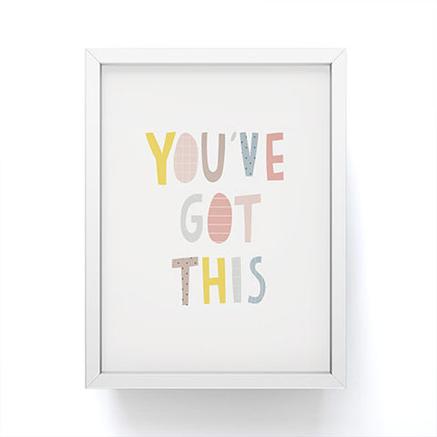 Alice Rebecca Potter Youve Got This Framed Mini Art Print