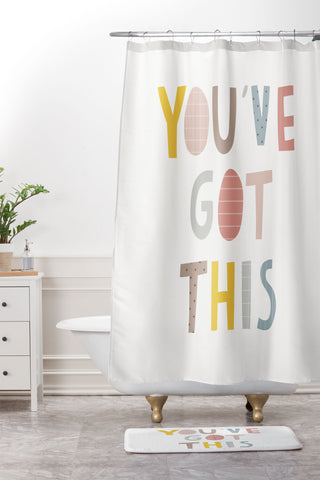 Alice Rebecca Potter Youve Got This Shower Curtain And Mat