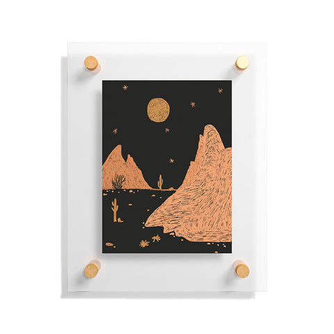 Alisa Galitsyna A Night in the Desert Floating Acrylic Print