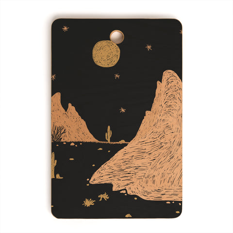 Alisa Galitsyna A Night in the Desert Cutting Board Rectangle