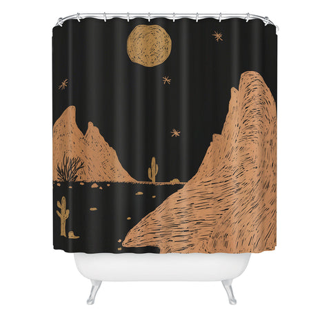 Alisa Galitsyna A Night in the Desert Shower Curtain