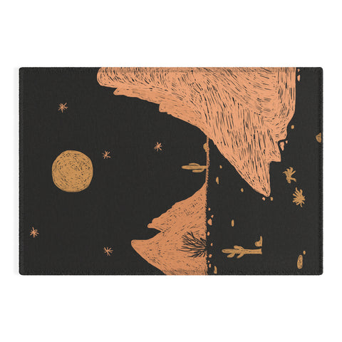 Alisa Galitsyna A Night in the Desert Outdoor Rug