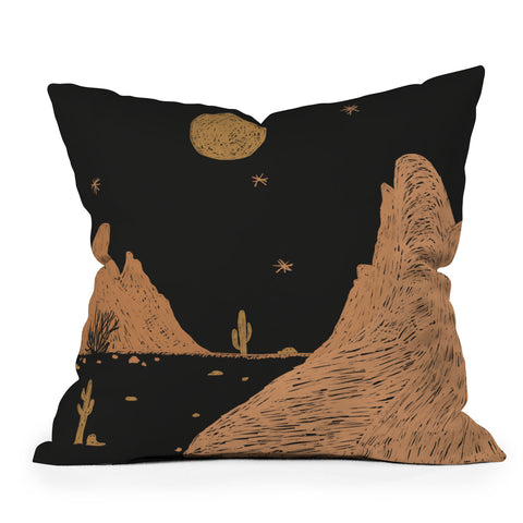 Alisa Galitsyna A Night in the Desert Throw Pillow