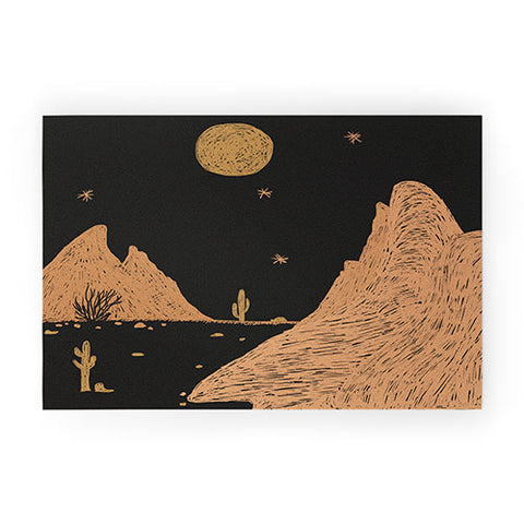 Alisa Galitsyna A Night in the Desert Welcome Mat