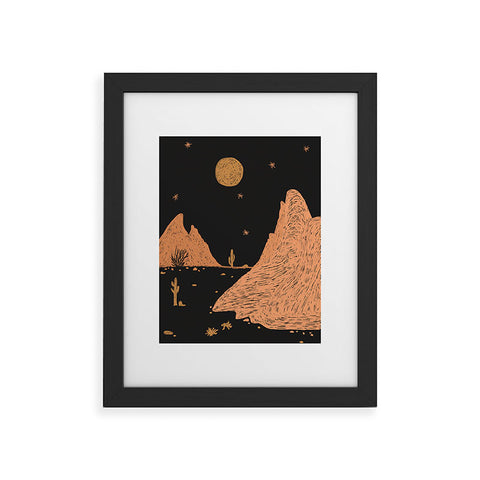 Alisa Galitsyna A Night in the Desert Framed Art Print