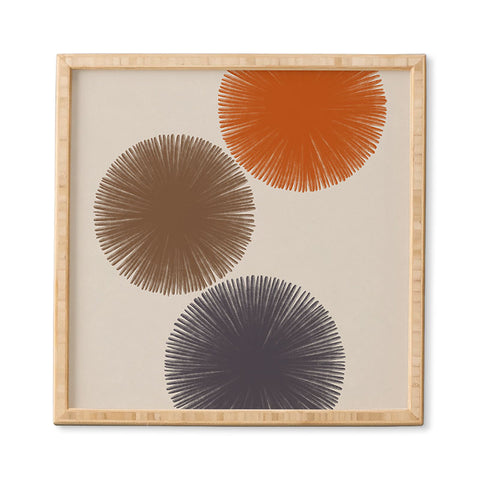 Alisa Galitsyna Abstract Circles III Framed Wall Art