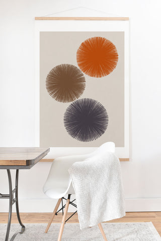 Alisa Galitsyna Abstract Circles III Art Print And Hanger