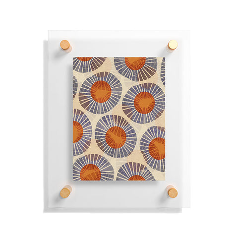 Alisa Galitsyna Abstract Linocut Pattern 2 Floating Acrylic Print