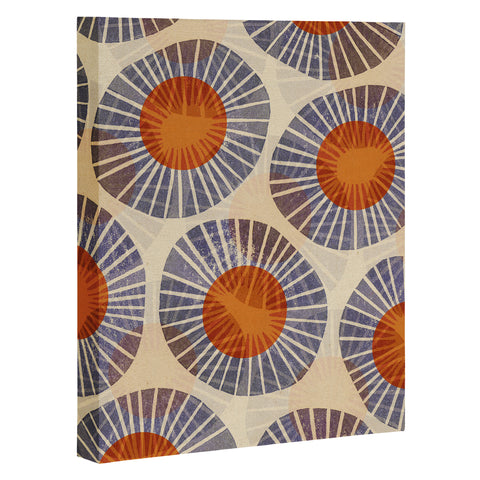 Alisa Galitsyna Abstract Linocut Pattern 2 Art Canvas
