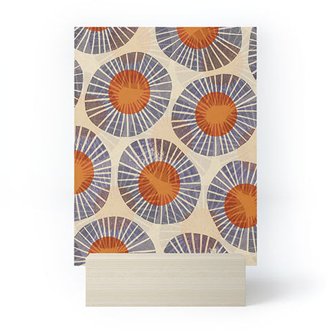 Alisa Galitsyna Abstract Linocut Pattern 2 Mini Art Print