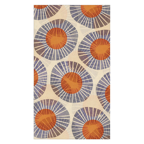 Alisa Galitsyna Abstract Linocut Pattern 2 Tablecloth