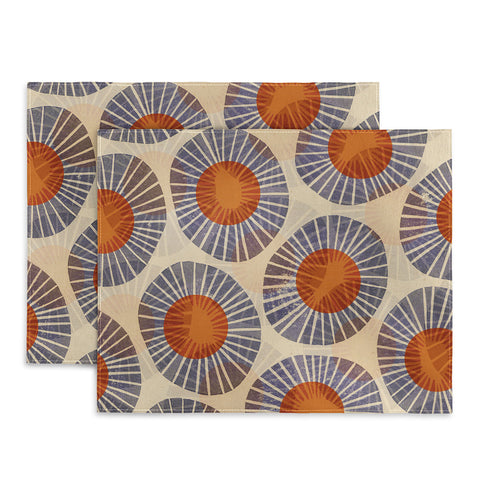 Alisa Galitsyna Abstract Linocut Pattern 2 Placemat