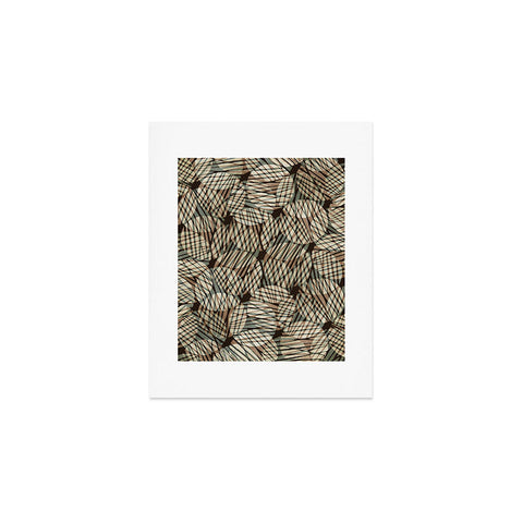 Alisa Galitsyna Abstract Linocut Pattern 5 Art Print